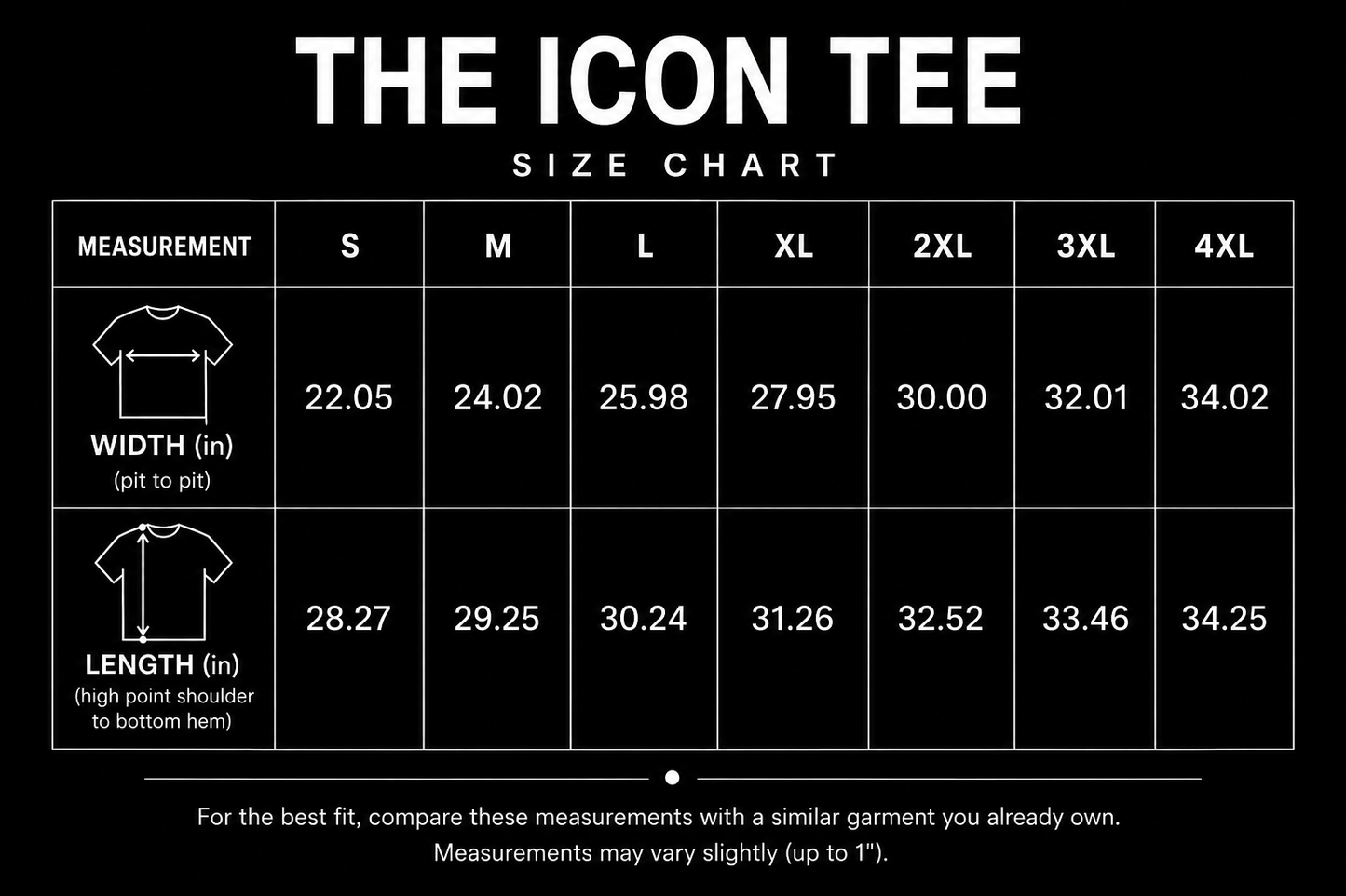 The Icon Tee (Embroidered)